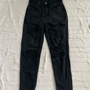 Black Mom Jeans